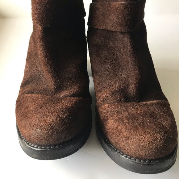 Roberto Del Carlo Brown Suede Boots - Picture 6 of 13